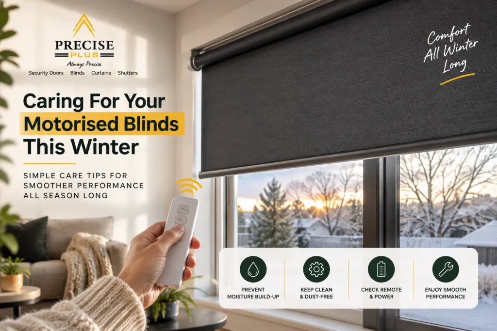 Caring For Your Motorised Blinds This Winter